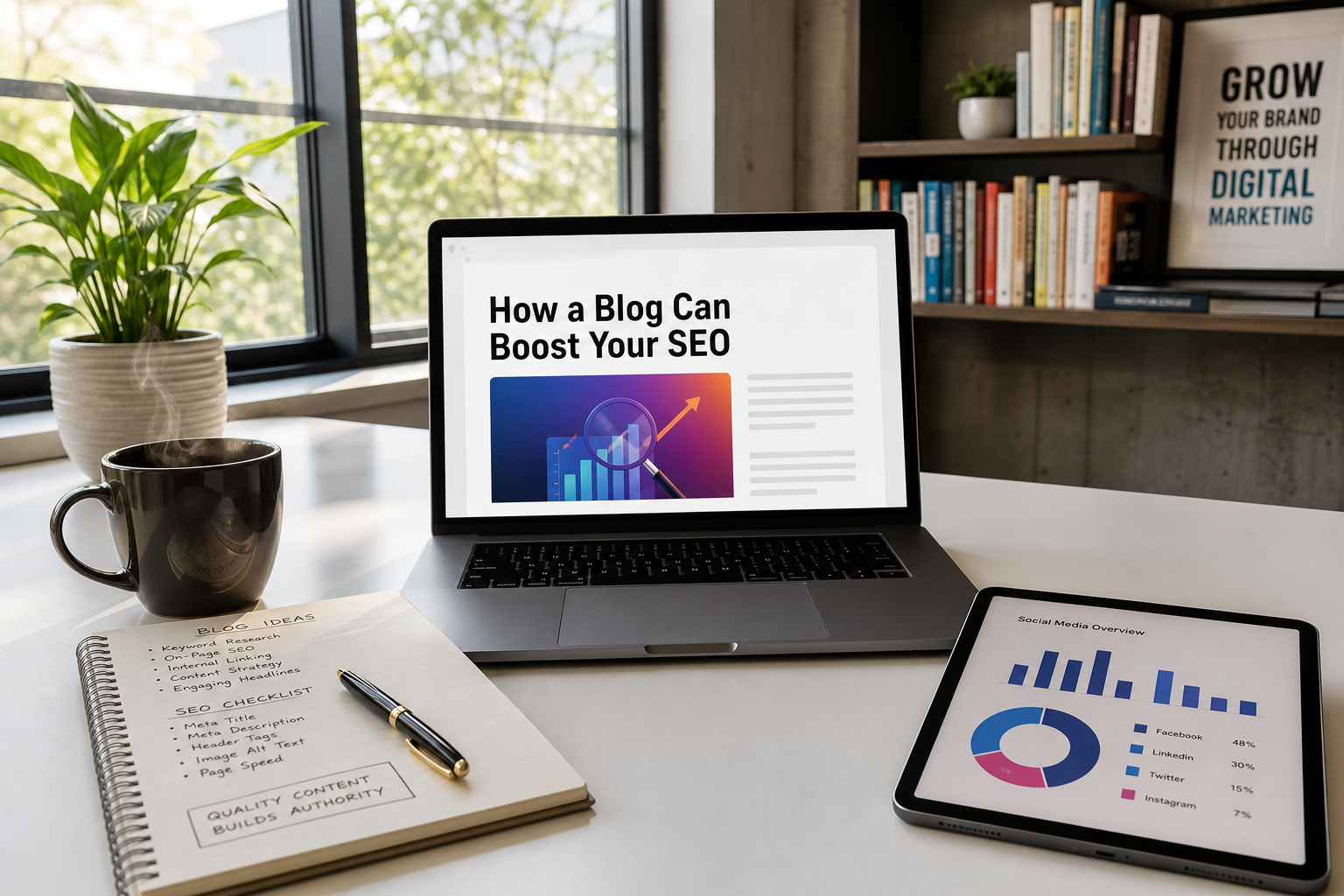 How a Blog Can Boost Your SEO: A Guide to Impacting Your Digital Marketing